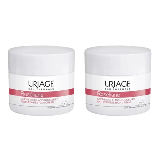 Uriage Roséliane Crema Rica Anti-Rojeces Duplo, 2X50 Ml