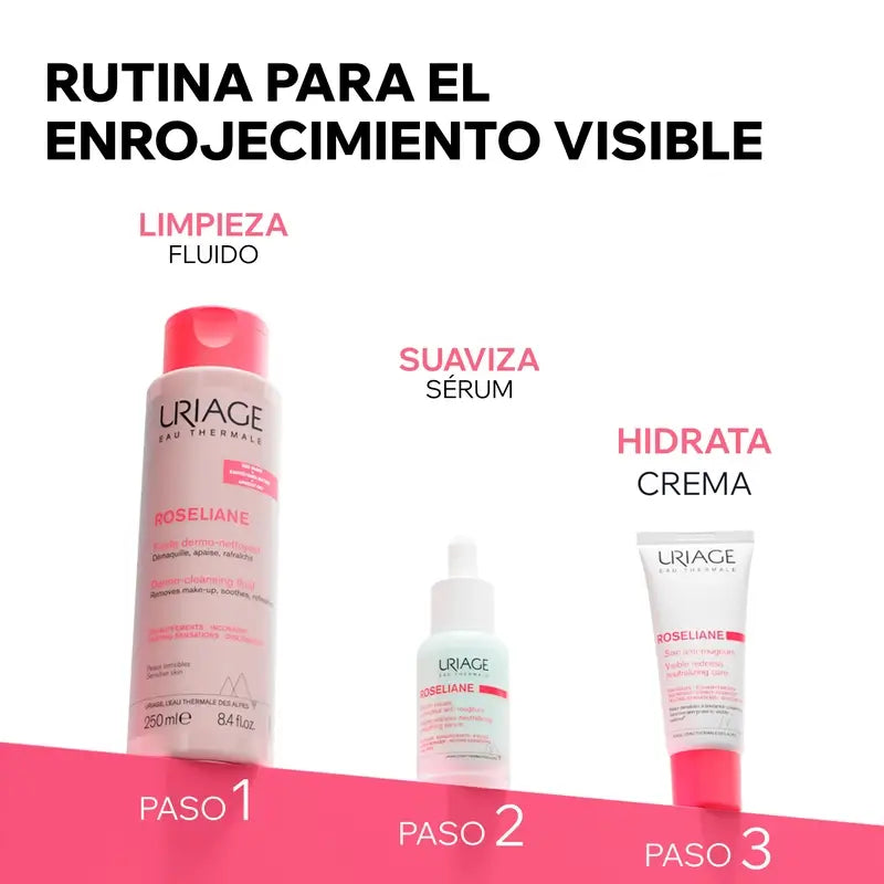 Uriage Roséliane Fluido Dermo Limpiador, 250 ml