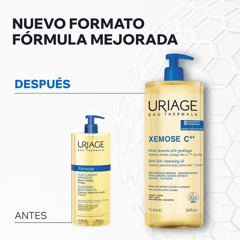Uriage Xemose C8+ Aceite Limpiador Anti-picor 500ml