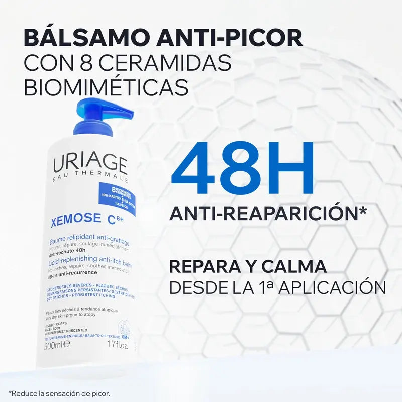Uriage Xemose C8+ Bálsamo Relipidizante Anti-picor 500ml