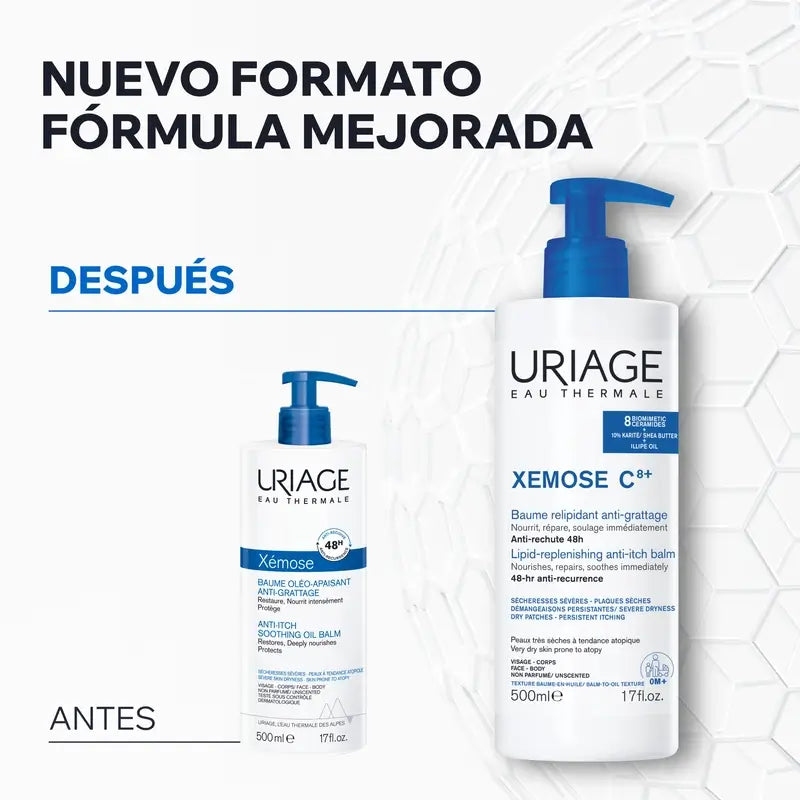 Uriage Xemose C8+ Bálsamo Relipidizante Anti-picor 500ml