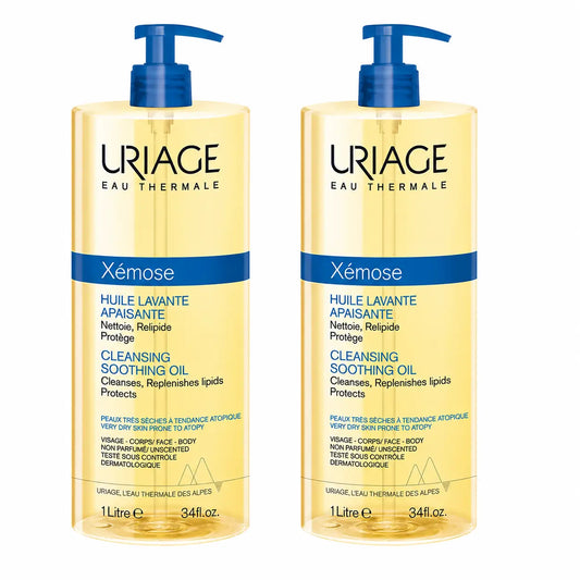 Uriage Xemose C8+ Aceite Limpiador Anti-Picor 1000Ml , pack 2