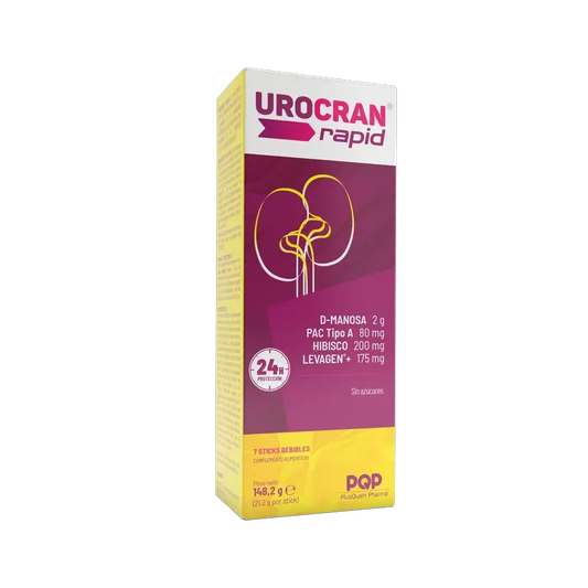 Urocran Rapid 7 Sticks Bebibles, 20 ml