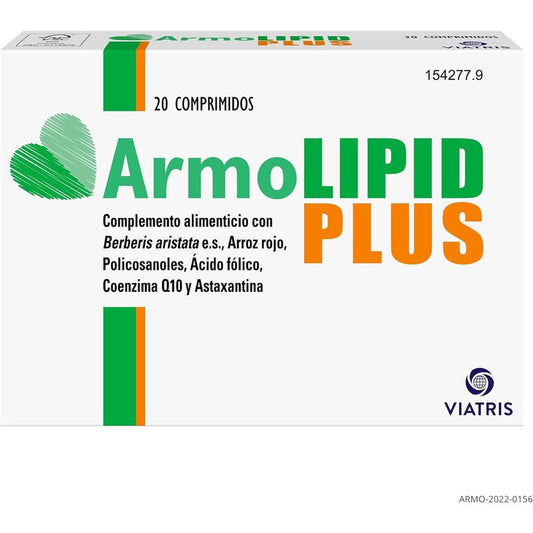 Armolipid Plus Complemento Alimenticio 20 comprimidos