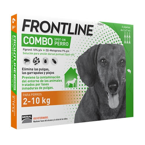 Frontline Spot Combo 2-10 Kg, 6 Pipetas