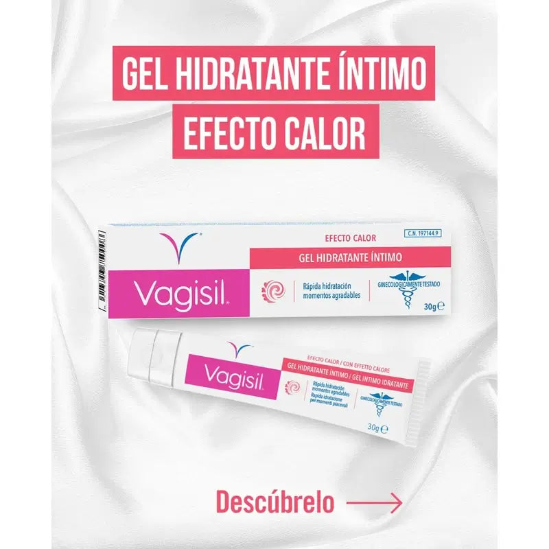 Vagisil Gel Hidratante Intimo Efecto Calor, 30gr