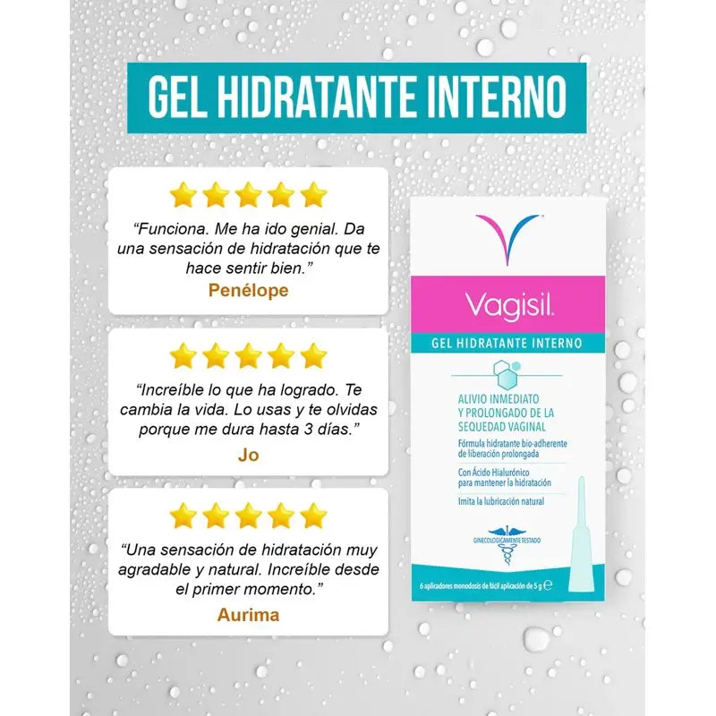 Vagisil Gel Hidratante Interno 6 Aplicadores Oferta! Vagisil Gel Hidratante Interno 6 Aplicadores Oferta!