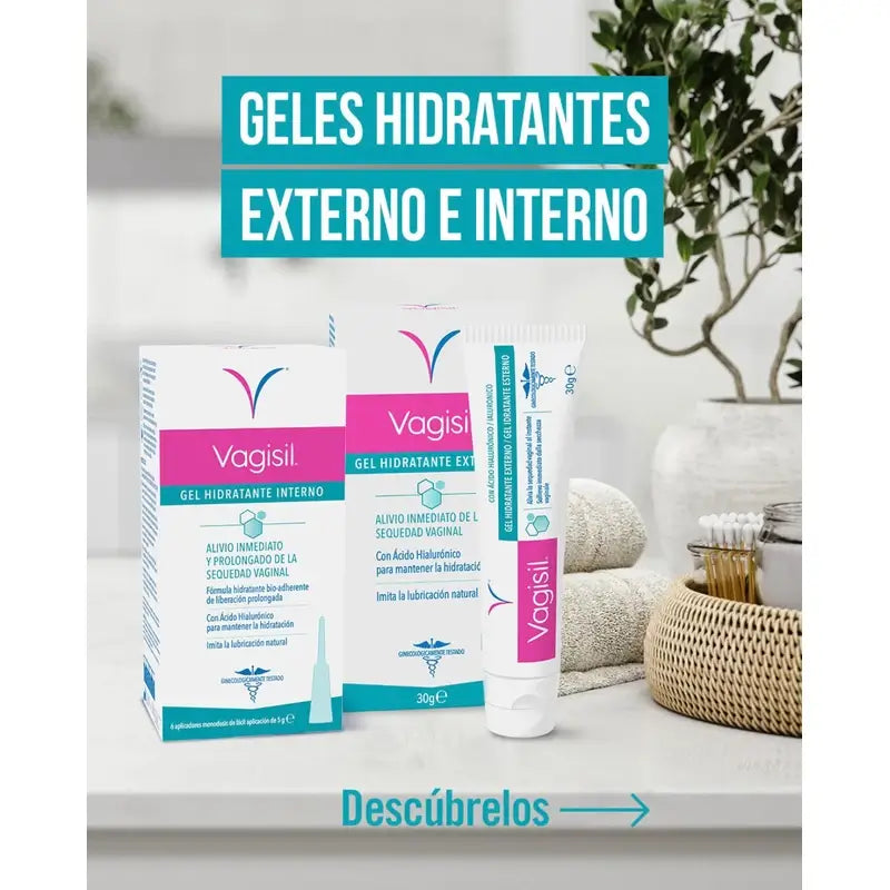 Vagisil Gel Hidratante Interno 6 Aplicadores 5 ml