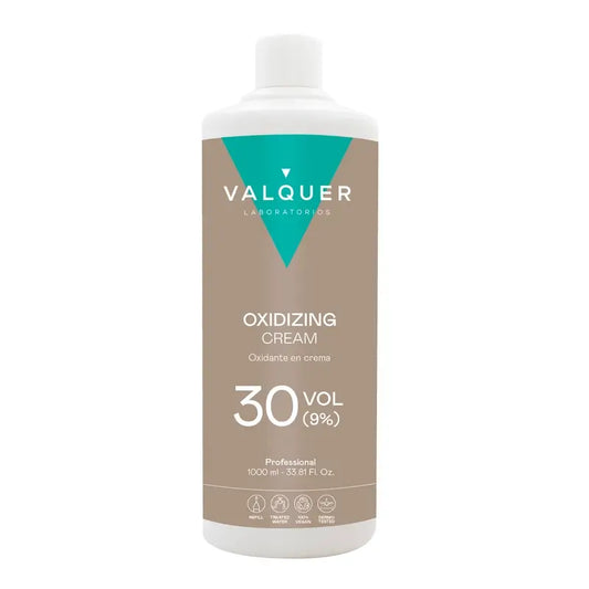Valquer Agua Oxigenada 30 Vol (9%) – Oxidante Capilar Profesional , 1 L