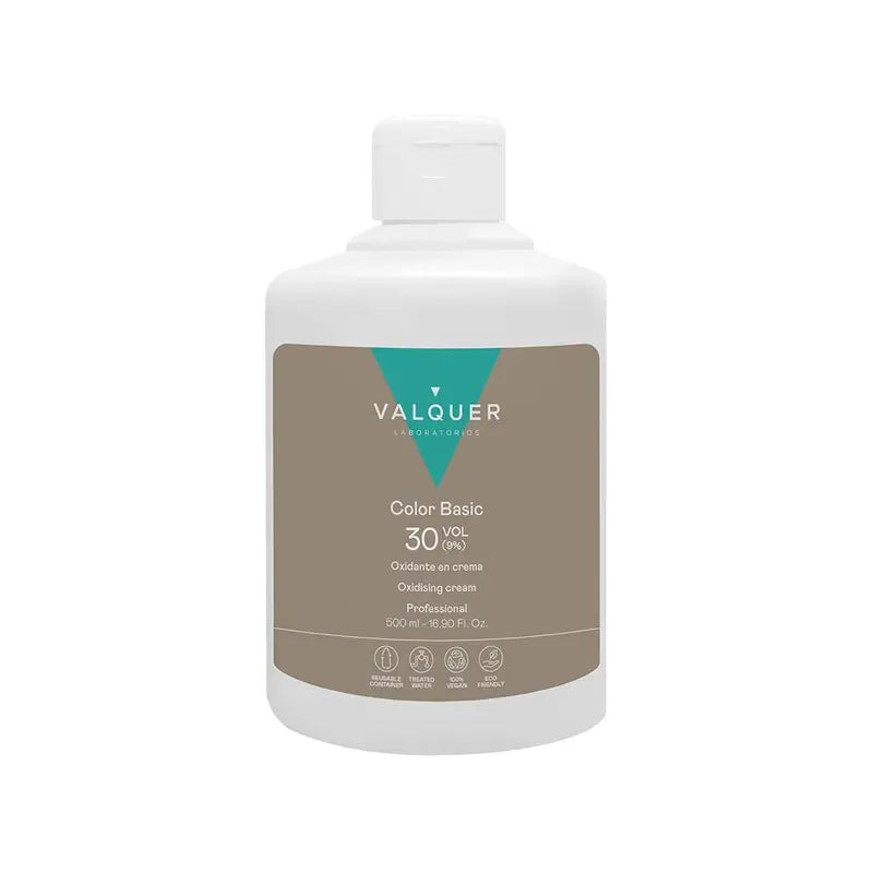 Valquer Agua Oxigenada 30 Vol (9%) – Oxidante Capilar Profesional , 500 ml