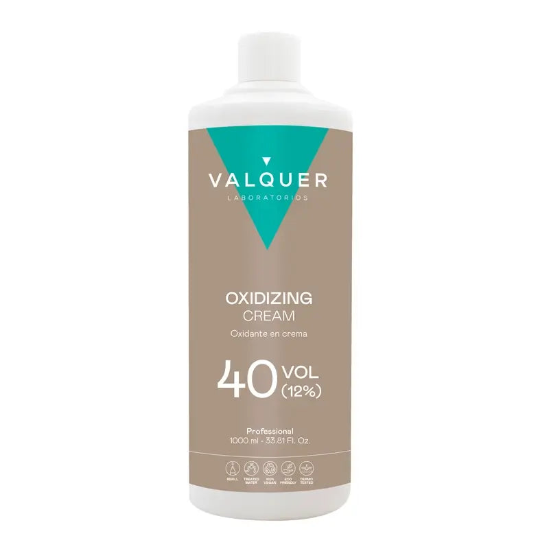 Valquer Agua Oxigenada 40 Vol (12%) – Oxidante Capilar Profesional , 1 L