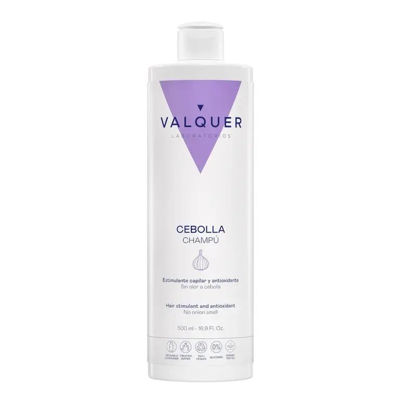 Valquer Champú De Cebolla - Revitalizante, Antioxidante Y Purificante , 500 ml