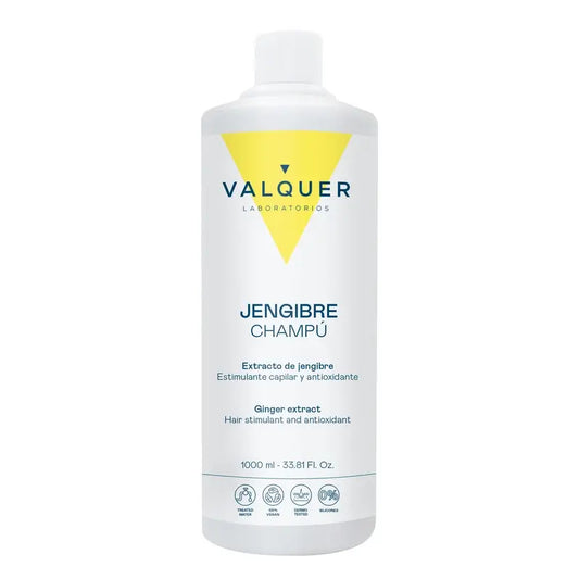 Valquer Champú Jengibre Ginger Strong - Anticaspa, Revitalizante Y Fortalecedor , 1 L