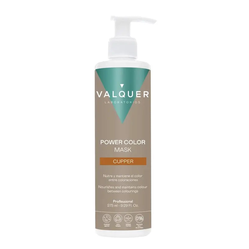 Valquer Mascarilla Color Cobre - Power Color , 275 ml