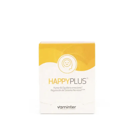 Vaminter Happy Plus Azafran + Scutelaria + Mg Equilibrio Emocional, 60 Capsulas