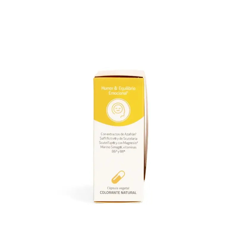 Vaminter Happy Plus Azafran + Scutelaria + Mg Equilibrio Emocional, 60 Capsulas