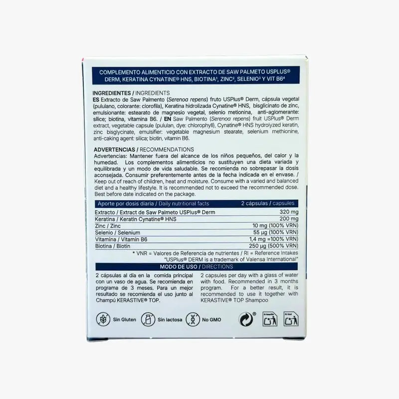 Kerastive Woman Hair & Nails, 60 Capsulas