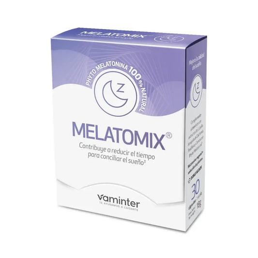 Vaminter Melatomix Pytho Melatonina Cereza 1,5 Mg +Plantas, 30 Capsulas