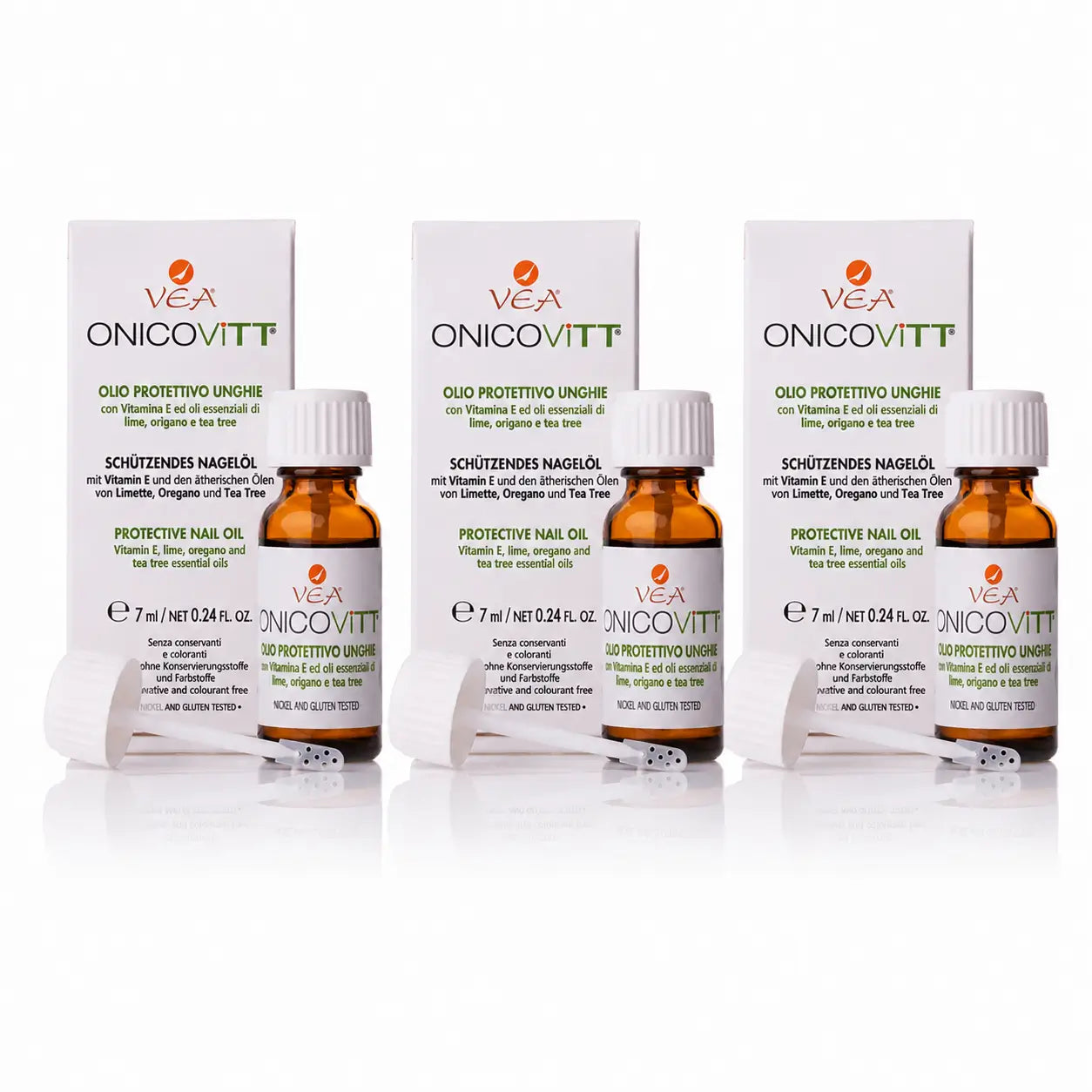 Vea Onicovitt Aceite Protector Para Unas 7 Ml pack 3