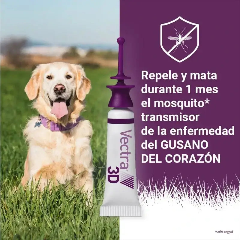 Vectra 3D Perro +40 kg, Pack 2 x 3 Pipetas