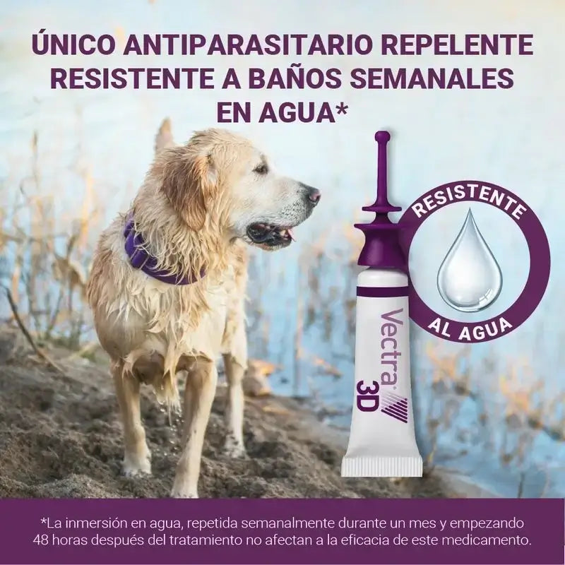 Vectra 3D Perro +40 kg, Pack 2 x 3 Pipetas