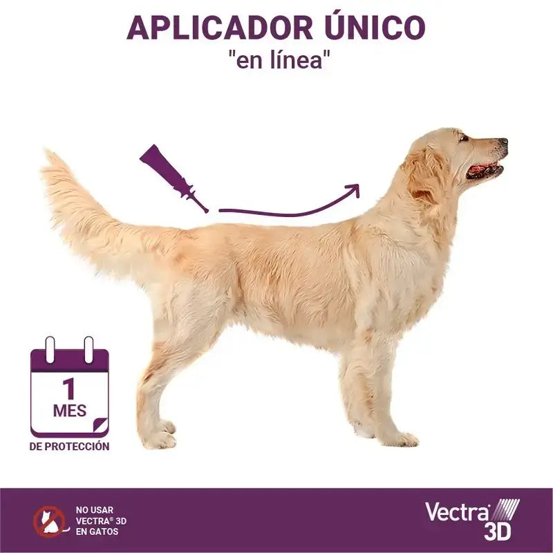 Vectra 3D Perro +40 kg, Pack 2 x 3 Pipetas