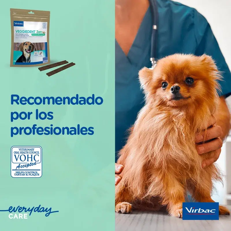 Virbac Veggiedent Zen L, Snack Dental Para Perros Raza Grande
