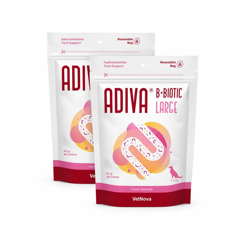 Vetnova Adiva B+Biotic Large, Pack 2 x 30 Chews