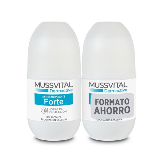 Mussvital Dermactive Deo Forte, 2x75 ml
