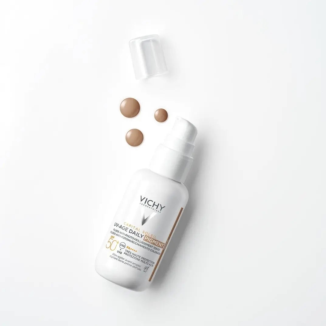 Vichy Capital Soleil Uv Age Fluido Fotoprotector Diario Color Medium Spf 50 40Ml