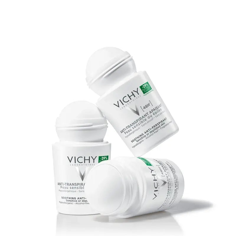 Vichy Desodorante Anti-Transpirante 48H Roll-On Piel Sensible 50 ml
