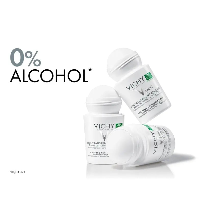 Vichy Desodorante Anti-Transpirante 48H Roll-On Piel Sensible 50 ml