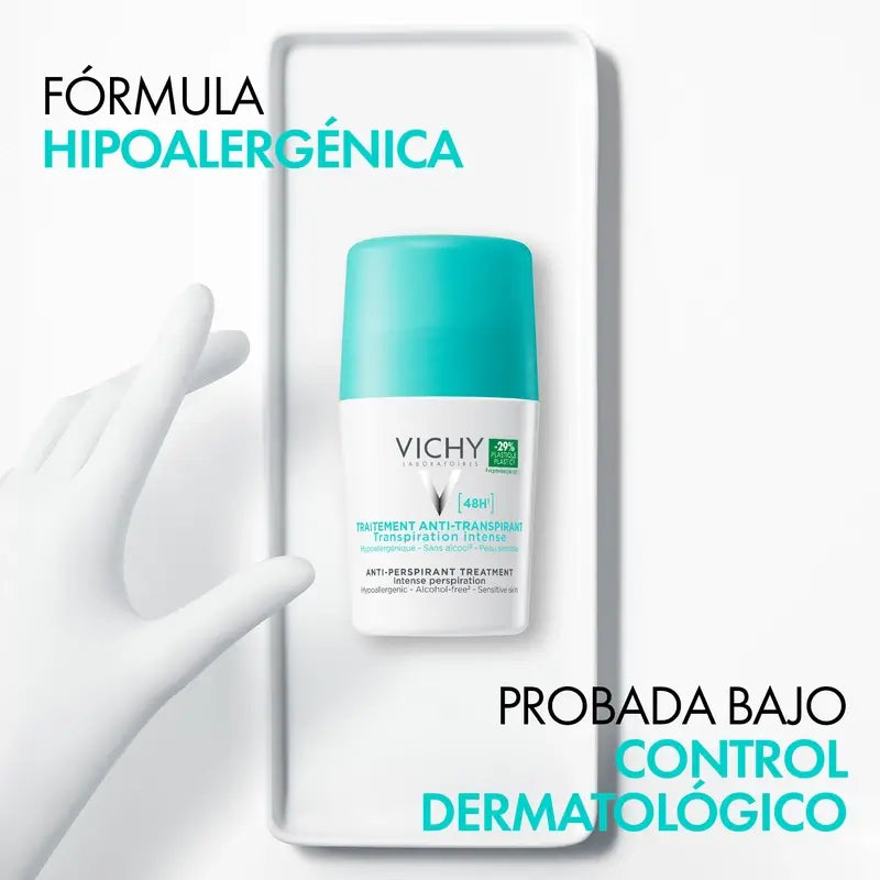 Vichy Desodorante Tratamiento Anti-Transpirante 48H Roll-On 50 ml