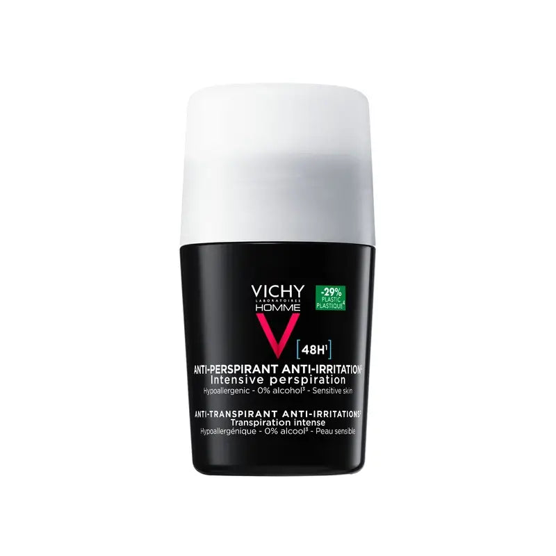 Vichy Homme Desodorante 48H Pieles Sensibles Roll-On 50 ml