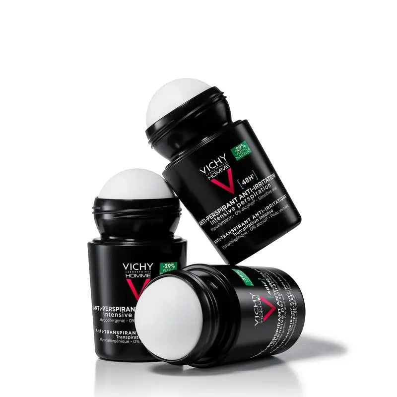 Vichy Homme Desodorante 48H Pieles Sensibles Roll-On 50 ml