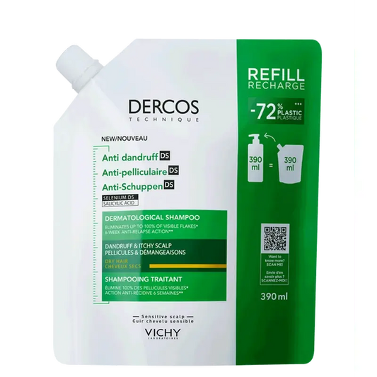 Vichy Dercos Technique Champú Ecorefill Anticaspa Seca