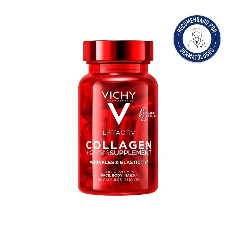 Vichy Liftactiv Colágeno Antiedad Con Vitaminas Y Minerales, 3X60 Cápsulas