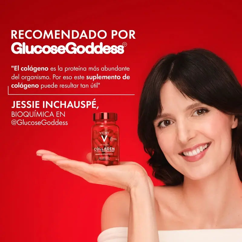 Vichy Liftactiv Colágeno Antiedad Con Vitaminas y Minerales, 60 Cápsulas