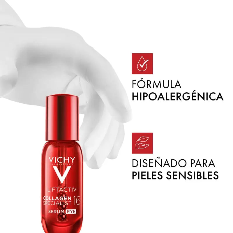 Vichy Liftactiv Collagen 16 Sérum Contorno De Ojos, 15 Ml