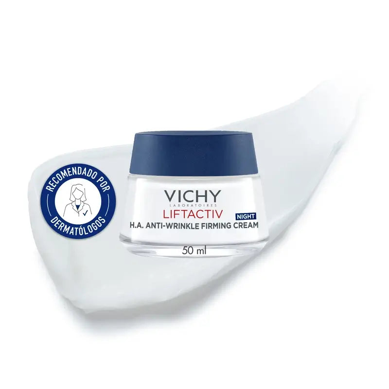 Vichy Liftactiv Hyaluronic Specialist H.A. Crema De Noche Con Ácido Hialurónico, 50 ml