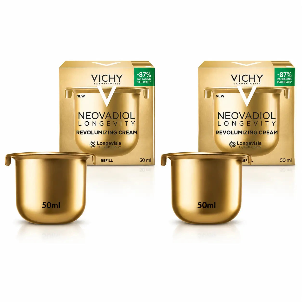 Vichy Pack Vichy Neovadiol Longevity Crema Voluminizadora Recarga , 50 Ml, x2