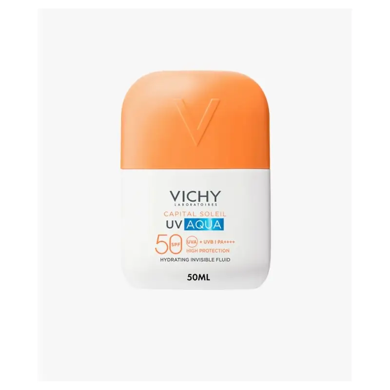 Vichy Solar Uv Aqua Fluido Hidratante Invisible Spf50 , 50 ml