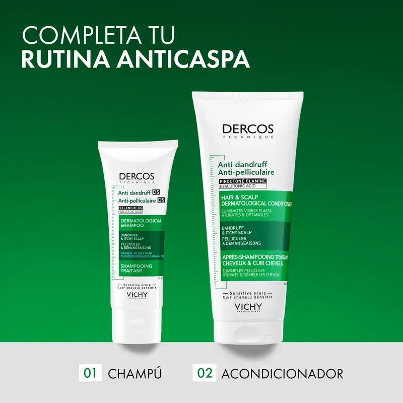 Vichy Vichy Dercos Technique Champú Anticaspa Y Antirreaparición, 95 ml