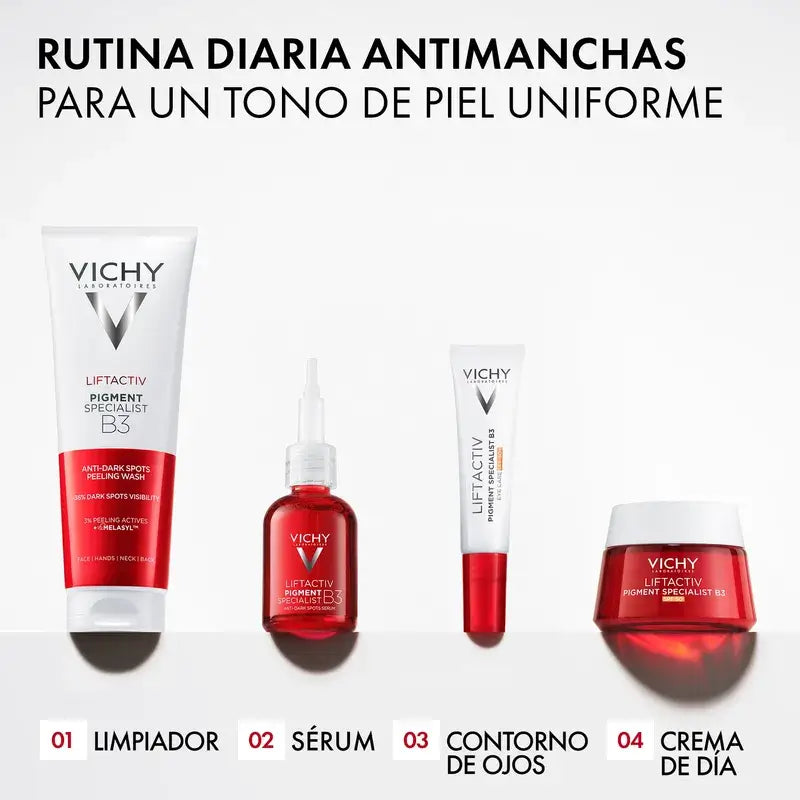 Vichy Vichy Liftactiv Pigment Specialist B3 Gel Limpiador Exfoliante, 125 ml