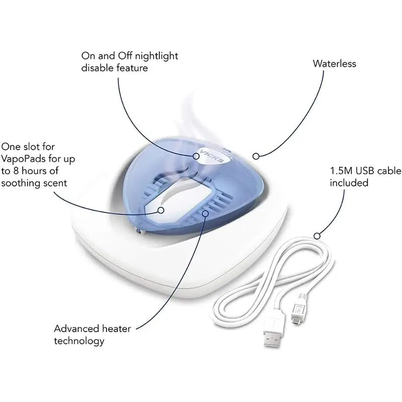 Vicks Difusor Vapor Eléctrico