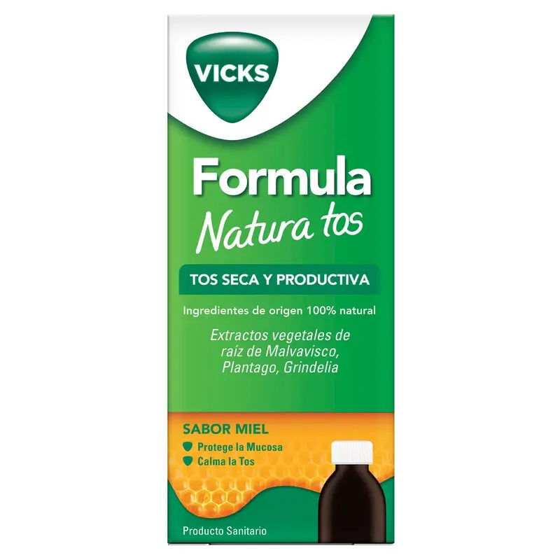 Vicks Formula Natura Tos Seca Y Productiva, 140 ml