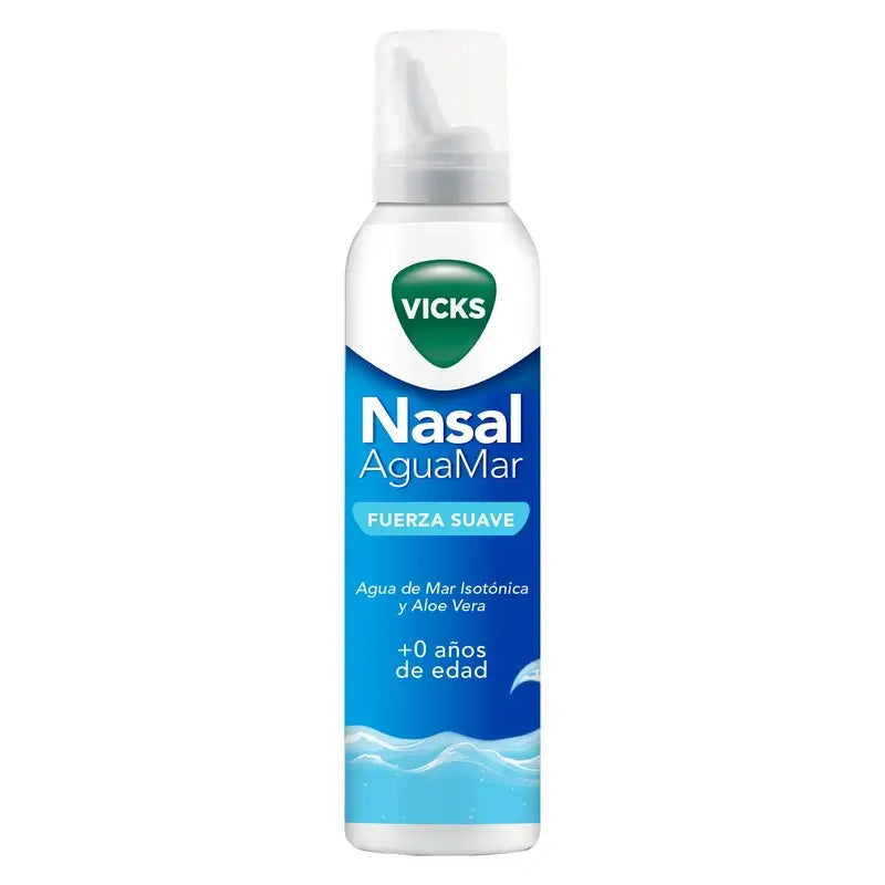 Vicks Nasal Aguamar Fuerza Suave , 120 ml
