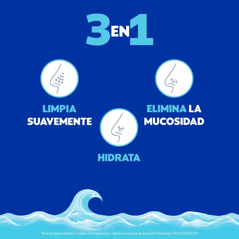 Vicks Nasal Aguamar Fuerza Suave , 120 ml