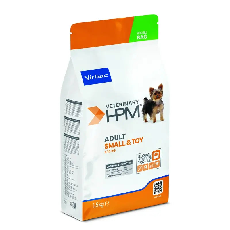 Virbac Hpm Adult Dog Small & Toy 1,5kg, pienso para Perros