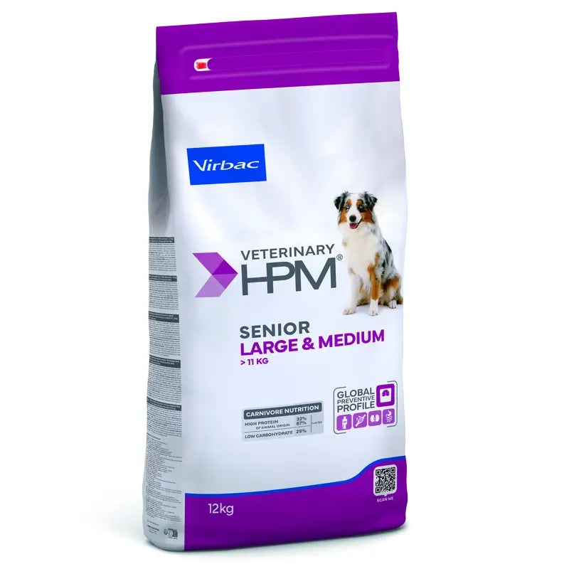 Virbac Hpm Senior Neutered Dog Large & Medium 12 Kg Alimento, pienso para perros